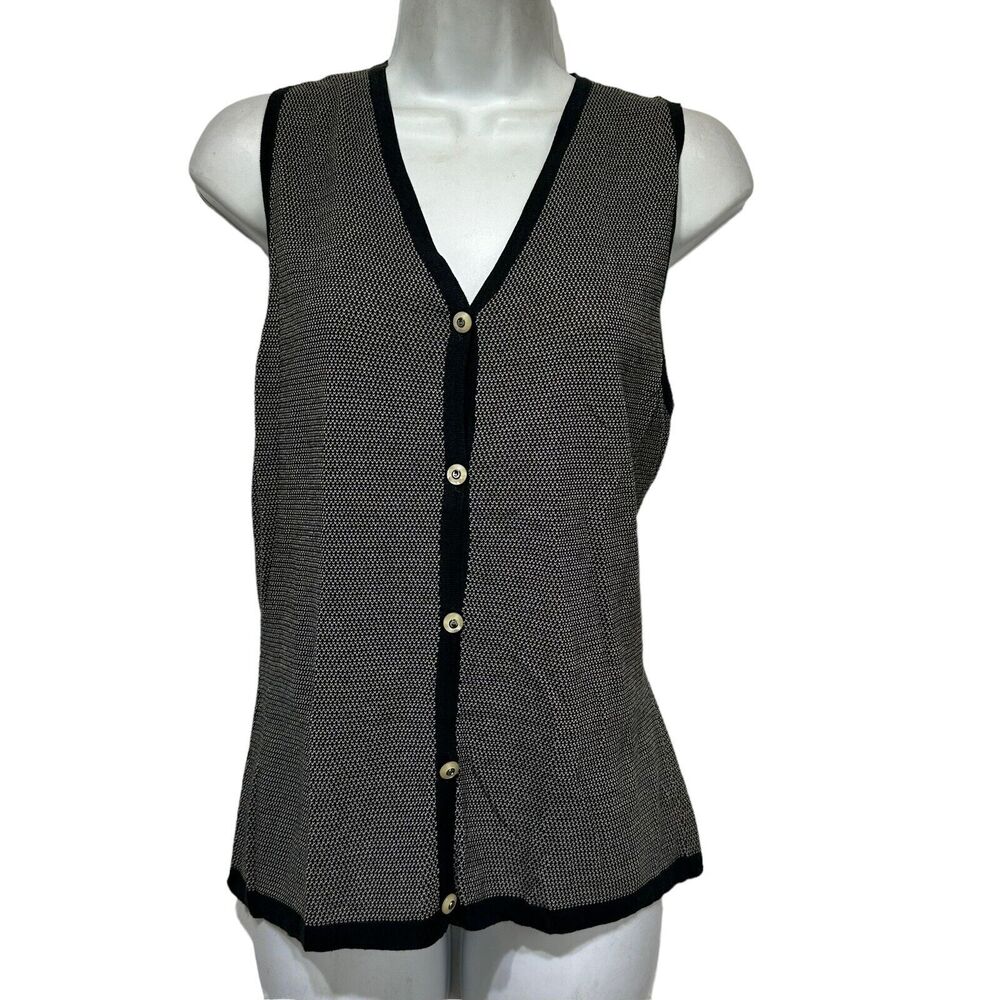 callaway golf by Nordstrom italy chiana button up knit vest Size S